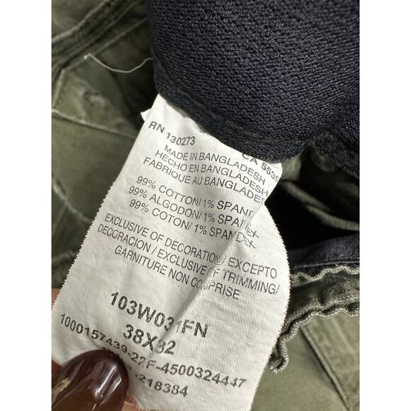 Wrangler Riggs Workwear Pants Mens 38x32 Green Ranger Ripstop Cargo 103W031FN - Picture 7 of 7